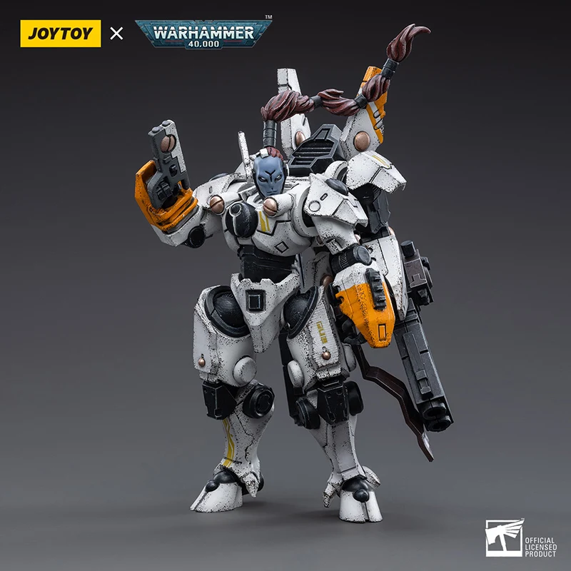 JOYTOY Action Figure Warhammer 40K T'auEmpire Commander Shadowsun 1:18 ตัวเลขรุ่น Mecha ของเล่นคอลเลกชันเครื่องประดับ