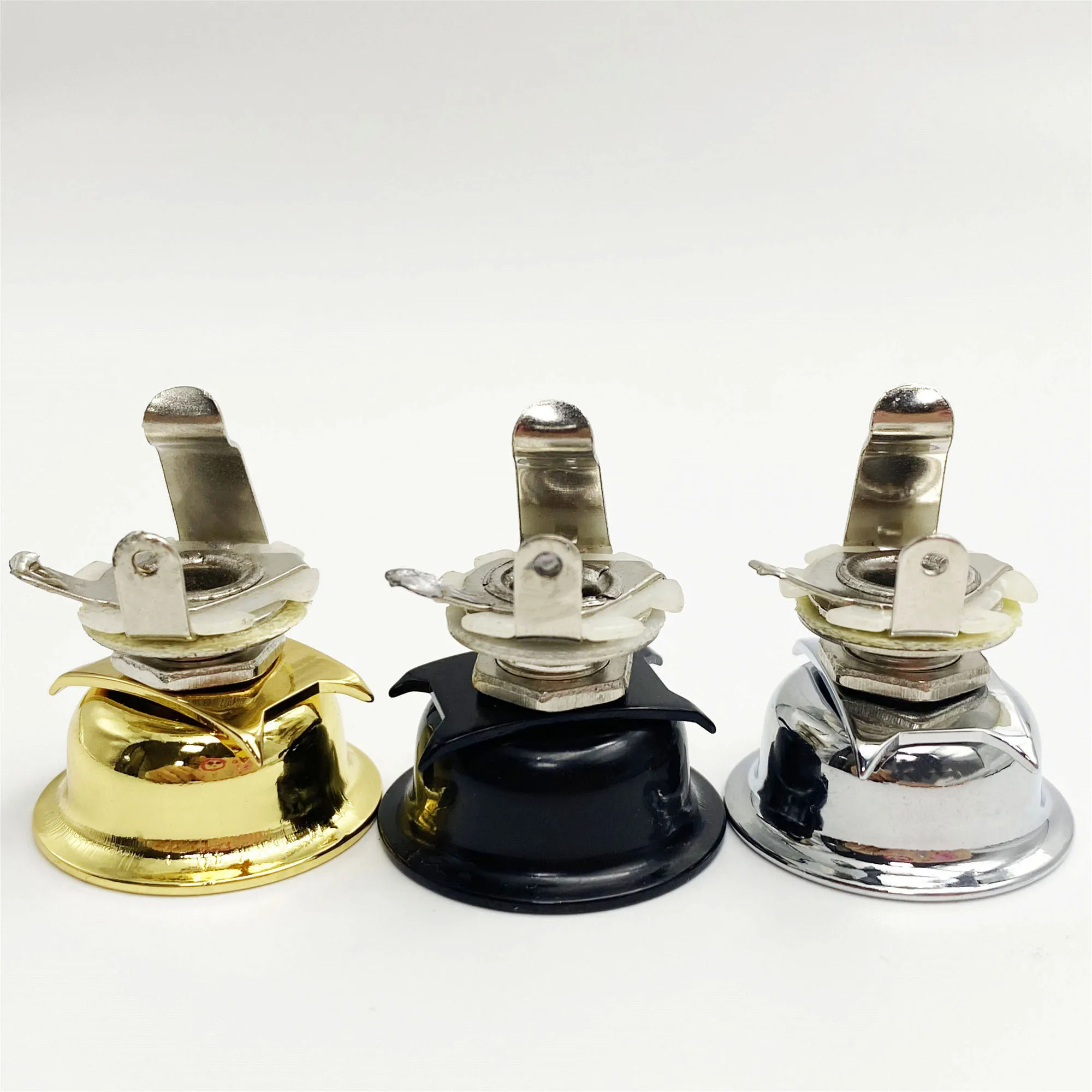 Durable Cylinder Style Bass Jack Electric Guitar Electrosocket 6.35mm Single Track Plug Recessed Jack TL Electric Guitar Jack