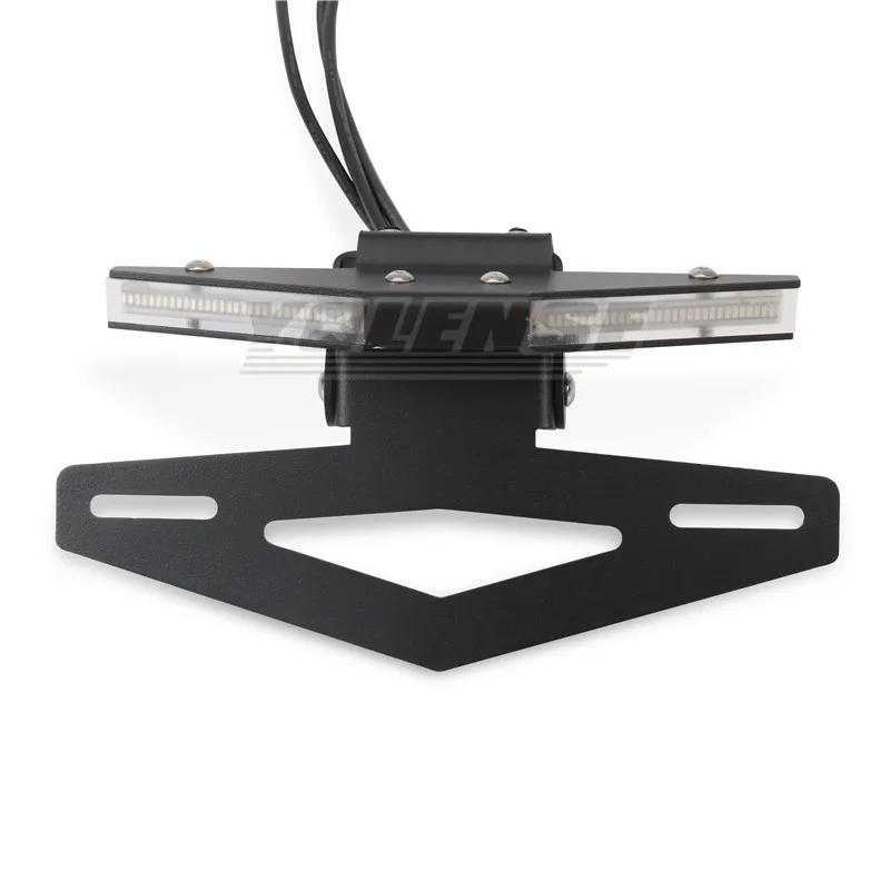 Motorcycle Integrated License Plate Holder LED Lights Tail Turn Signal Light For ZX-6R ZX6R ZX 6R 2024 2025