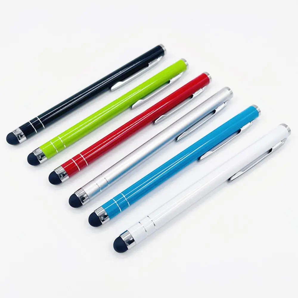 High Precision Universal 10 Colors Metal Capactive Pen Tablet Stylus For IPad IPhone PC Mobile Phone Touch Screen Pen