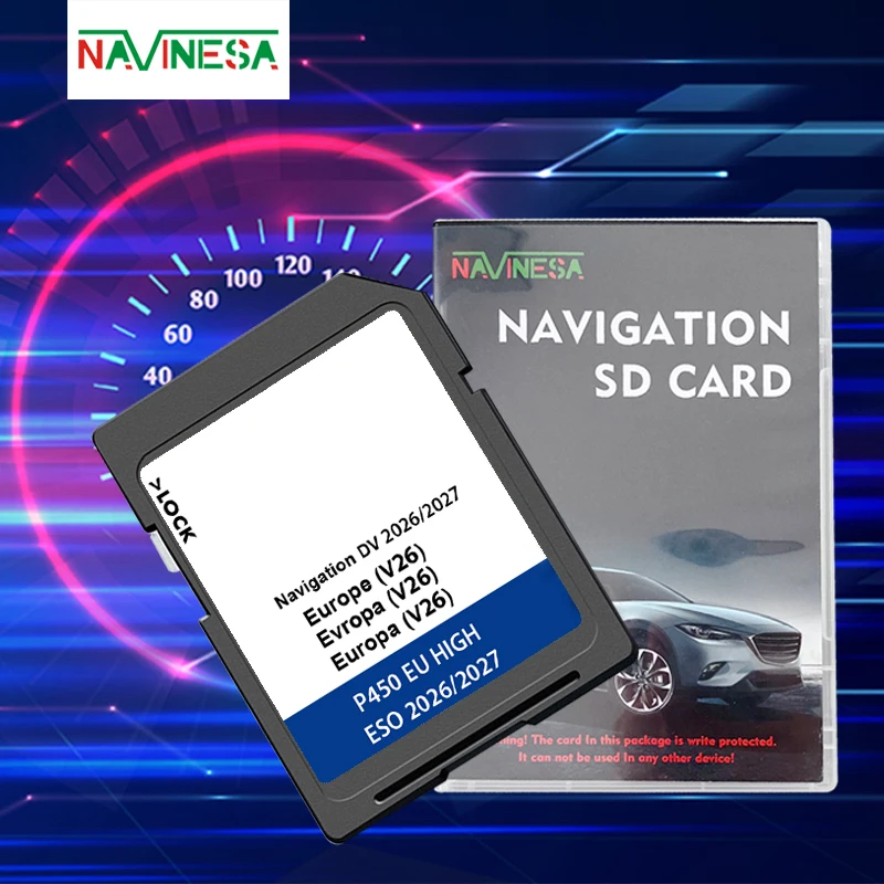 for Volkswagen Tiguan AD1 2017 Navigation Discover Pro DV V26 Cover Europe Spain UK Portugal Serbia Map 64GB Memory Card