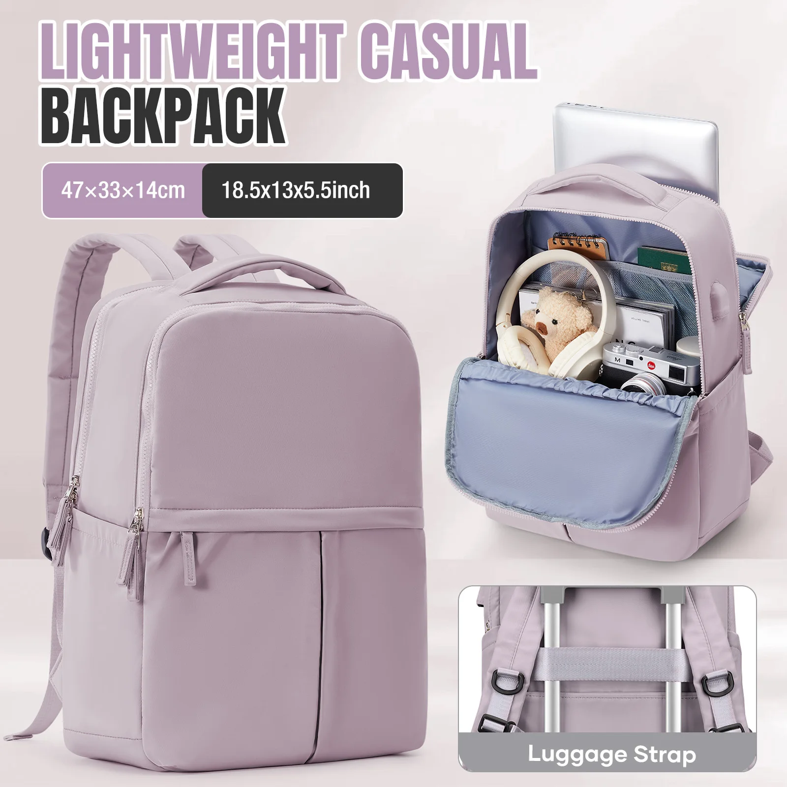 Fashion Backpacks for Women, College Girls School Backpack, Backpack for Travel,  Overyday Backpacks Airplane Cabin Backpack