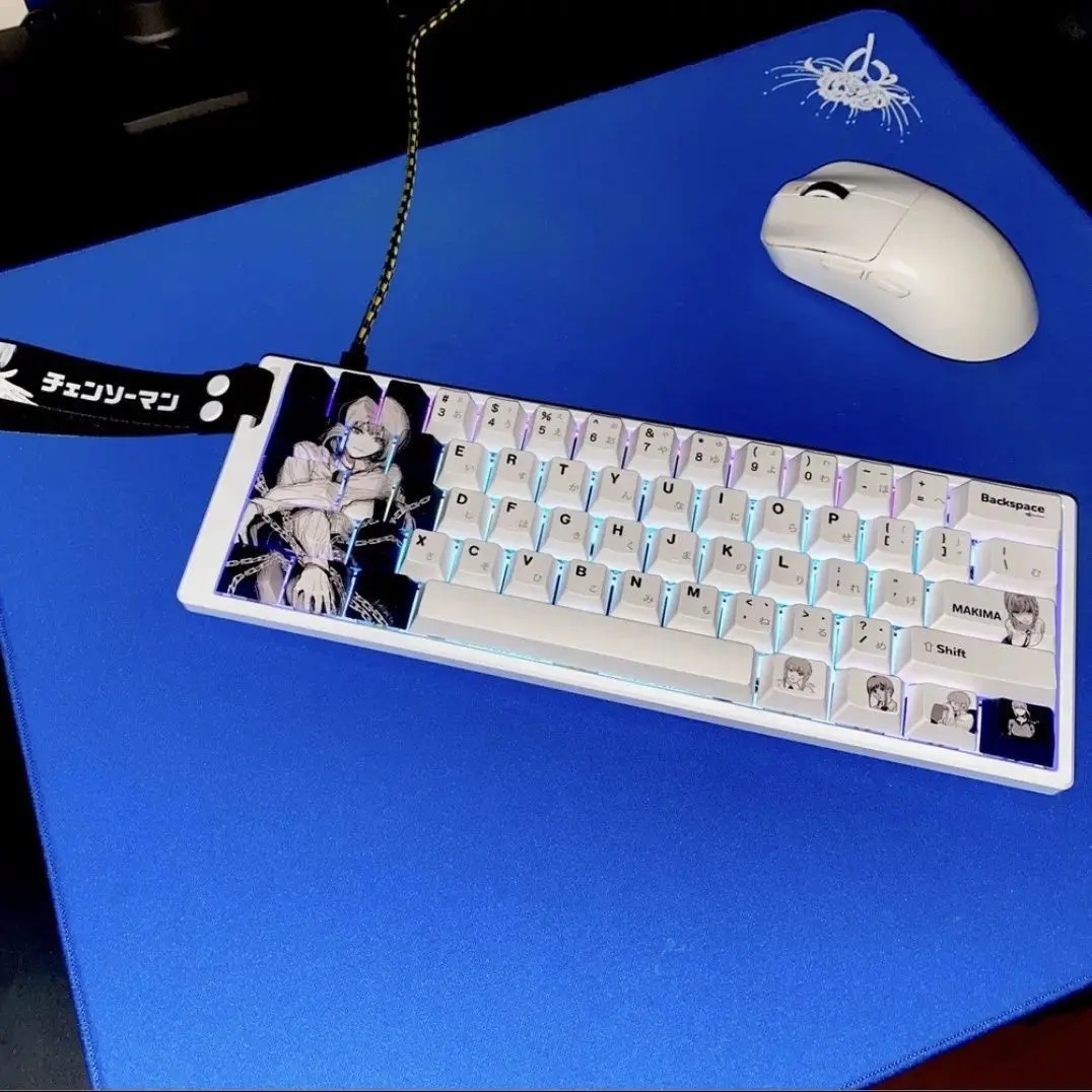 Tali Keyboard Mekanik Anime, Pita Keyboard Kustom, Tali Keyboard Magnetik, Tali Keyboard Wooting Atk68, Dekorasi Drunkdeer Looting