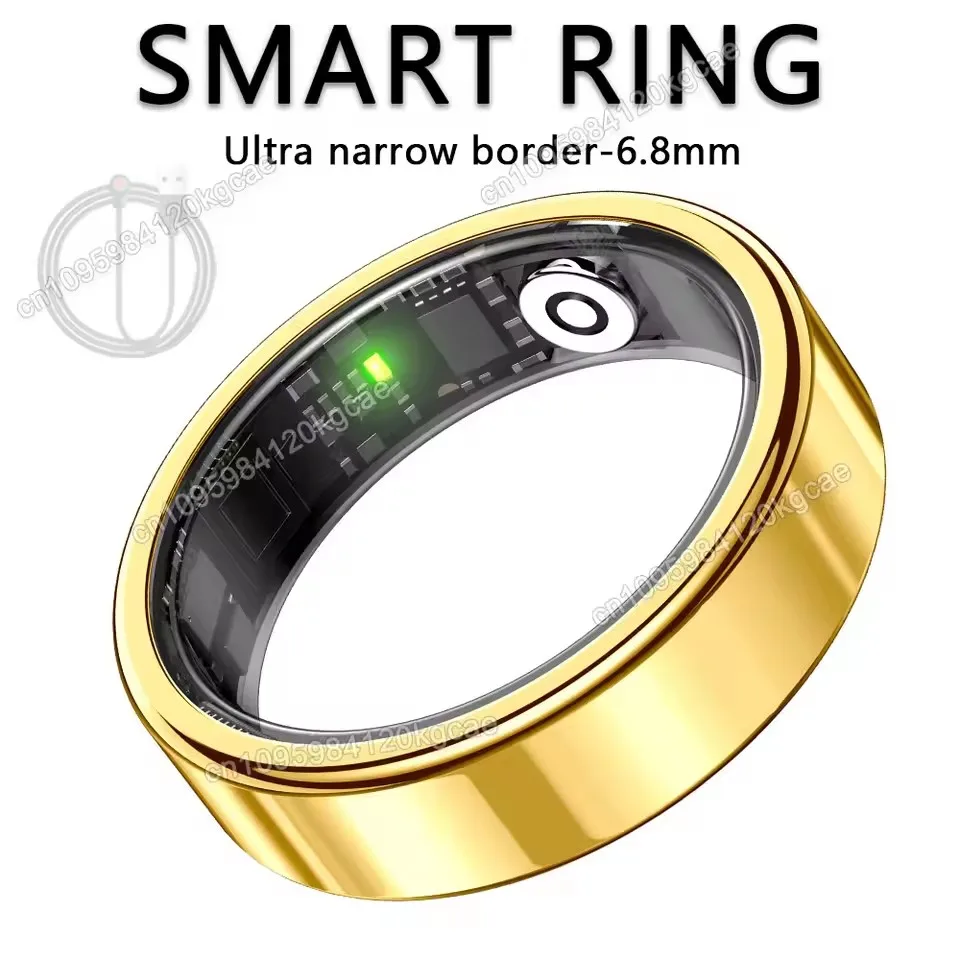 2026 Nieuwe Smart Ring Hartslag Bloeddruk Slaapmonitoring Bewegingsregistratie IP68 Waterdicht Heren Dames Smart Ring Vakantiecadeau