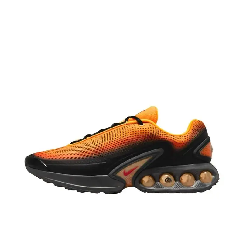 Nike Air Max Dn Orange Black Fashion Comfortable Wear Resistant, Casual Versatile Low Cut Running Shoes for Men and Women