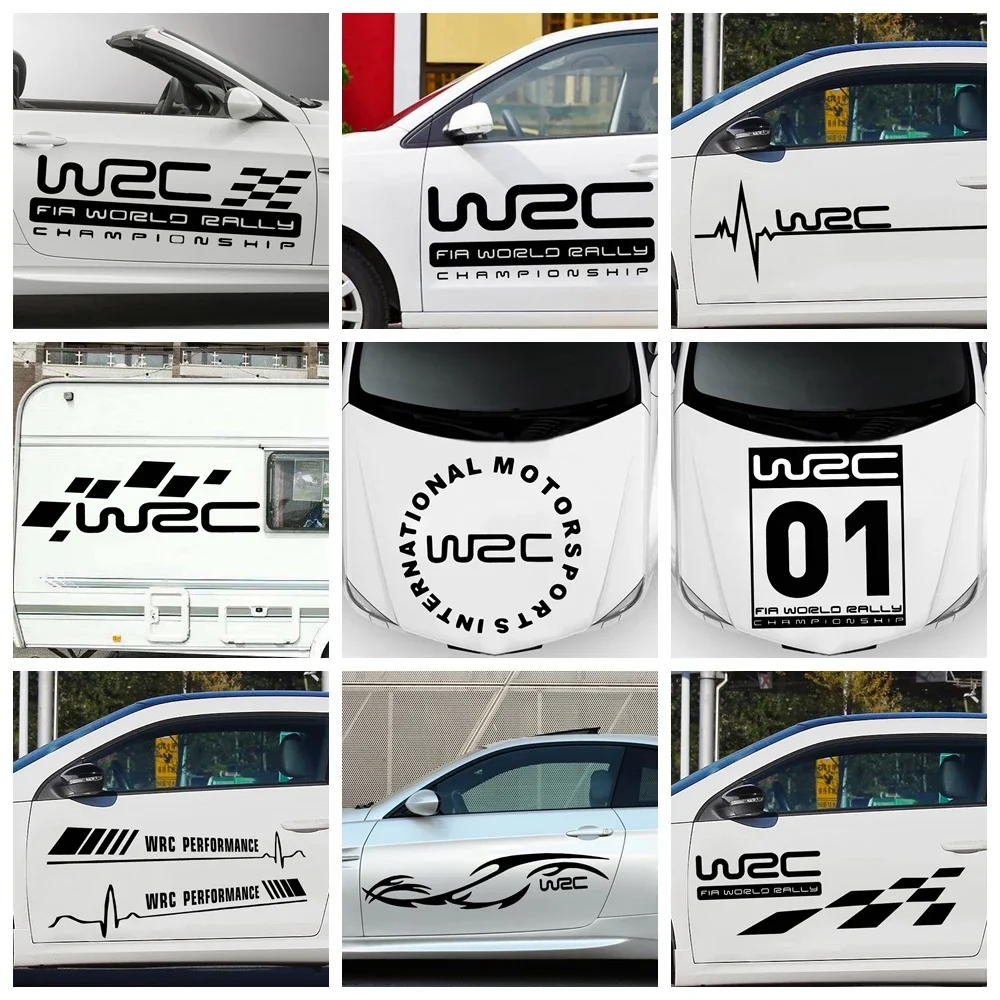 WRC Stickers Ussr Decals Car Full Body Head Cute, Sunscreen and Waterproof Cover Scratches Products Exterior Parts Sticker PVC