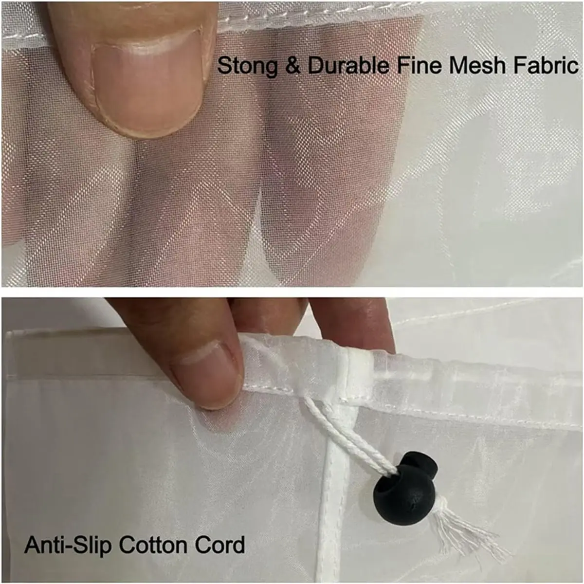 Happy New- Pool Vacuum Replacement Mesh Bag,Pool Vacuum Filter Bag,Suitable for Pools Aquariums Ponds Collecting Leaves and Debr view 3