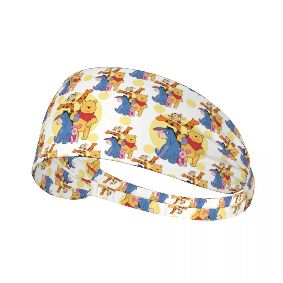 

Custom Anime Many Adventures Of Winnie The Pooh Sports Headbands for Stretchy Moisture Wicking Cartoon Athletic Sweatbands