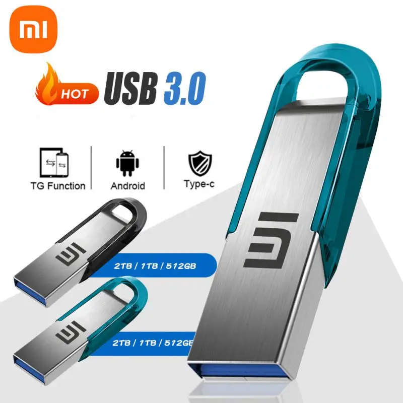 Xiaomi 2Tb Mini 3.0 Super Metalen Usb Flash Drive 1Tb Pen Drive High Speed Memory Stick 512Gb U Disk Pendrive 3.0 Memoria Usb