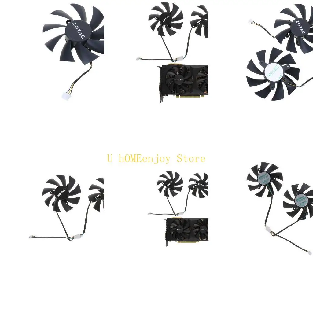 

B0KF New 88mm GA92S2H GPU Fan For Zotac RTX2060 2060 SUPER Destroyer HA Video Card