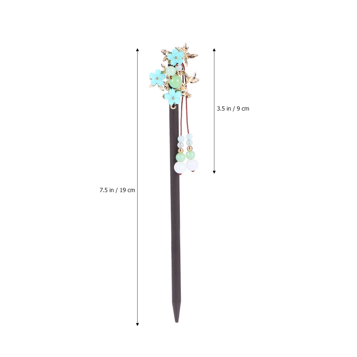 

Retro Wooden Hair Stick Pin Vintage Headdress Lightweight for Women Hairstyle Accessory Easy Use for Family
