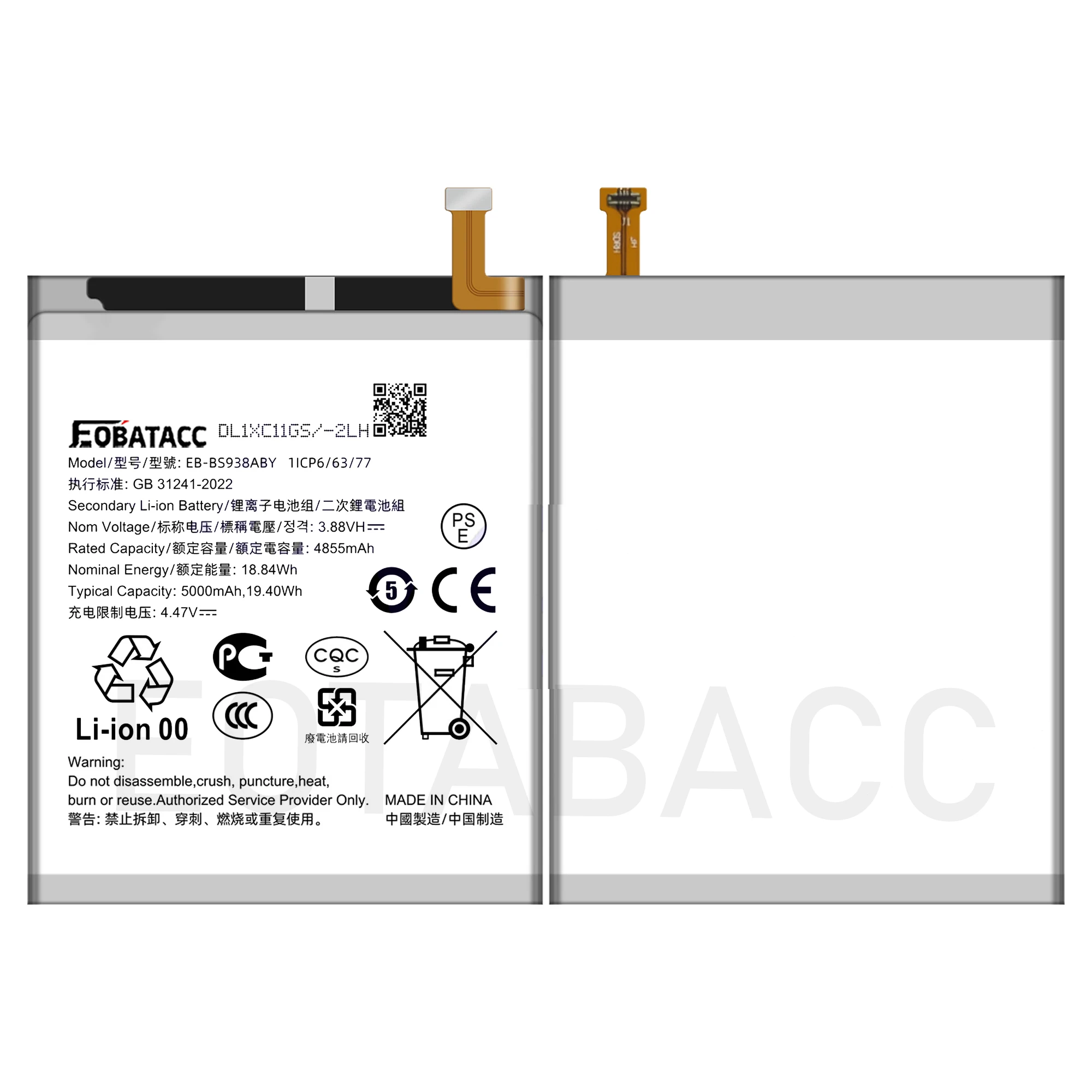 2025 Years EOBATACC 100% New 5000mAh EB-BS938ABY For Samsung Galaxy S25 Ultra S938B S938N S938W S938U S938Q S938D +Free Tools