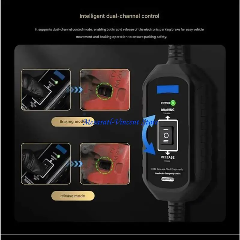 

A70F Parking Brake Emergency Release Tool Fast Unlocks Copper Wire Construction