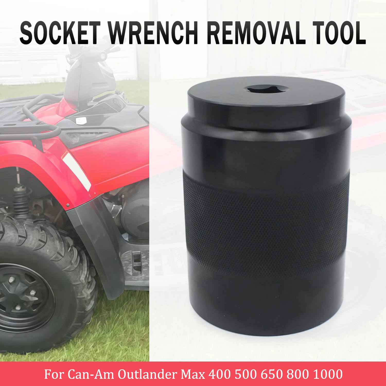 Rear Trailing Arm Nut Socket Disassembly Tool For Can-Am ATV Outlander Max 400 500 650 800 800R 1000 Renegade 500 800 800R 850