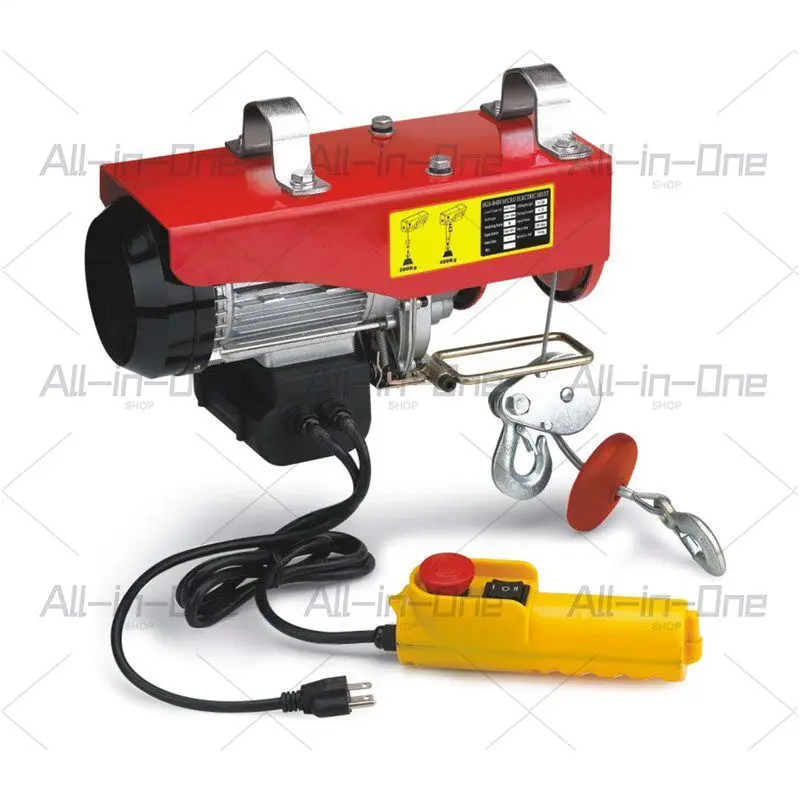 Mini Electric Hoist 220V Household Winch Crane Lifting Machine For Home Use PA200