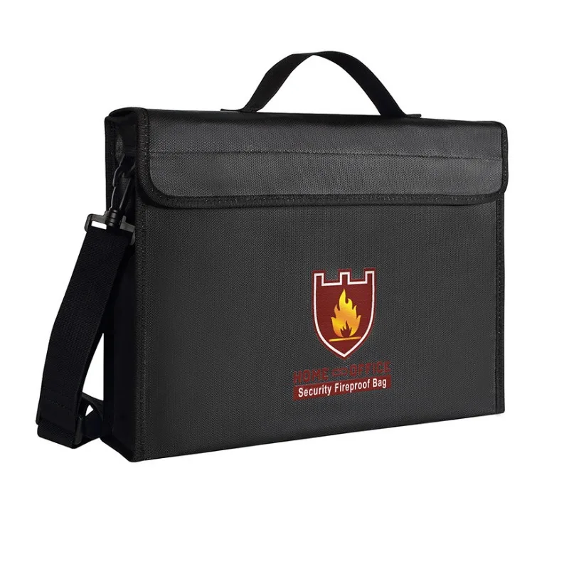 Security Box Fireproof Safe Box File Bag High Temperature Resistant Waterproof Explosion Fireproof Bag for Home and Money