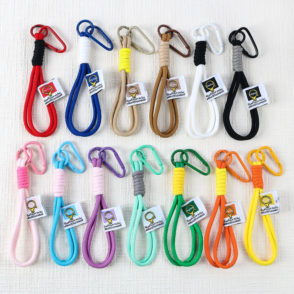 Cordón para teléfono móvil con bloques de Color, 1 unidad, 14cm, llavero artesanal, materiales para hacer joyas, cordón, materiales para joyería