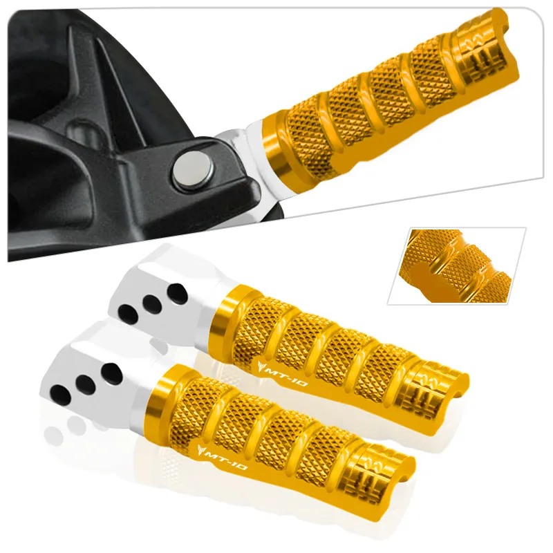 

mt10 Motorbike Left & right Rear Passenger Footrests Foot Pegs Foot Rests Pegs Pedals For MT-10 MT10 2016-2026 2025