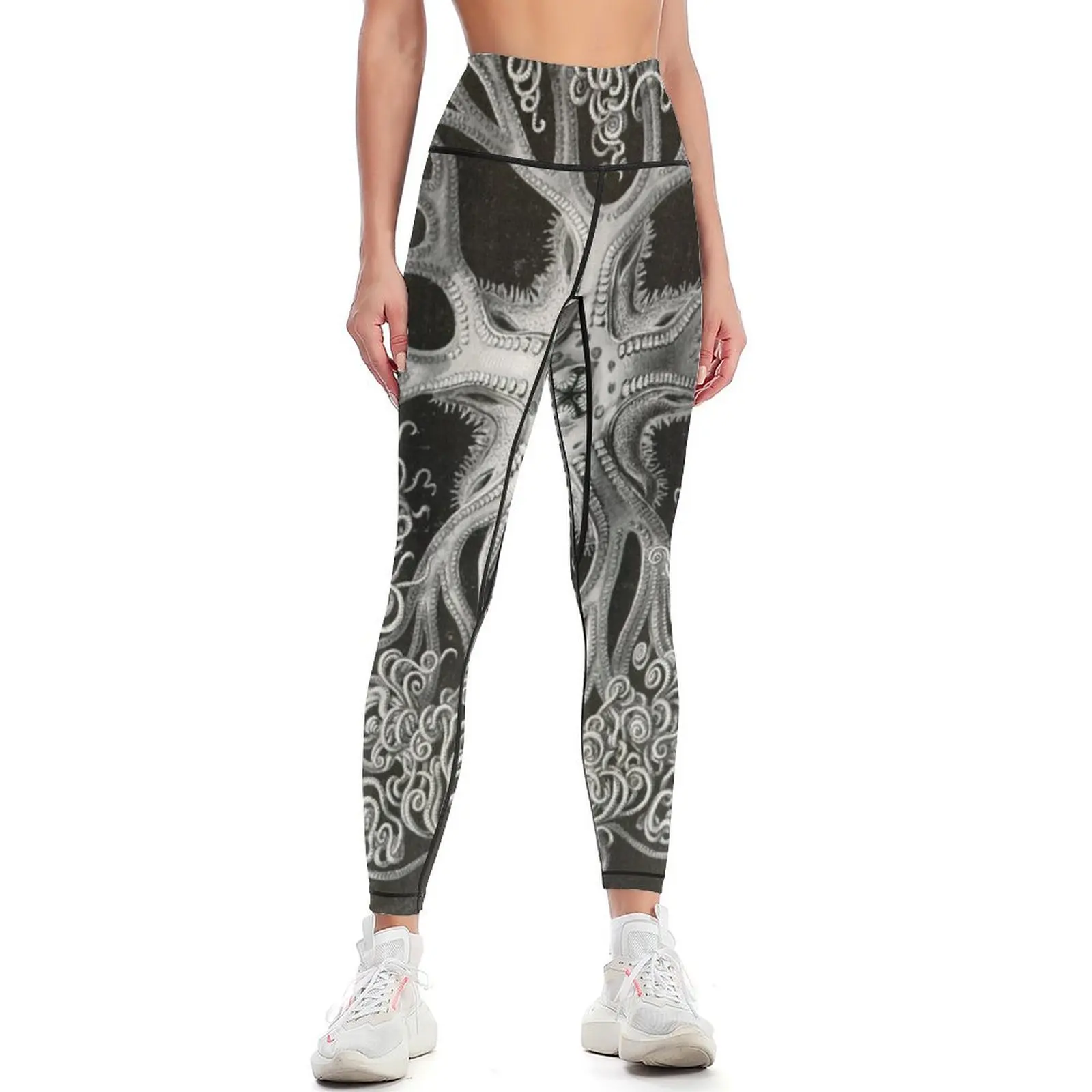 Ophiodea - Ernst Haeckel Leggings gym pants Women's push up Womens Leggings