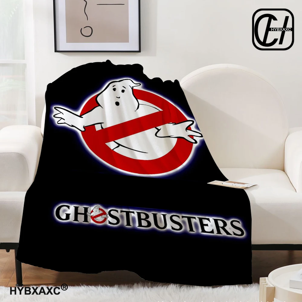 G-Ghostbusters Cartoon printed blanket Warm Flannel Blankets Soft and Comfortable Home Travel Blanket bed linings Birthday Gift