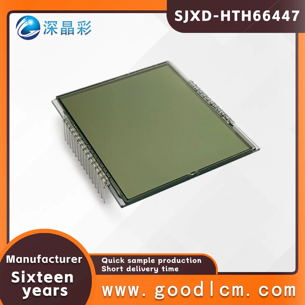 Custom LCD screen segement display HTN positive 5.0v no controller no backlight 7 monochrome custom segment lcd display