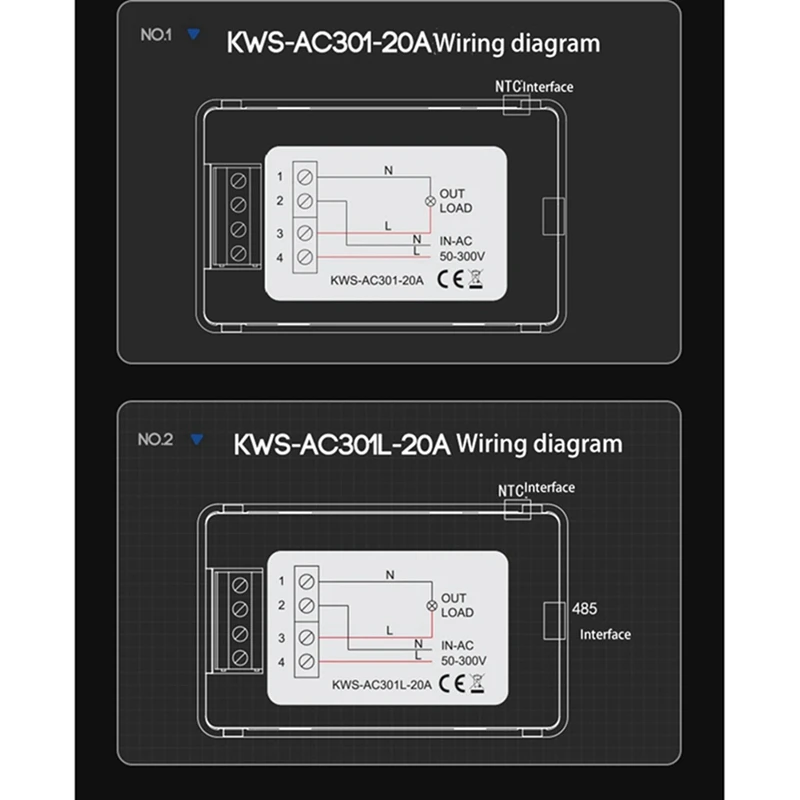 2X Digital Display Current Voltmeter 50-300V AC Wattmeter Multifunction Electric Meter Power Detector AC100A Close Promotion