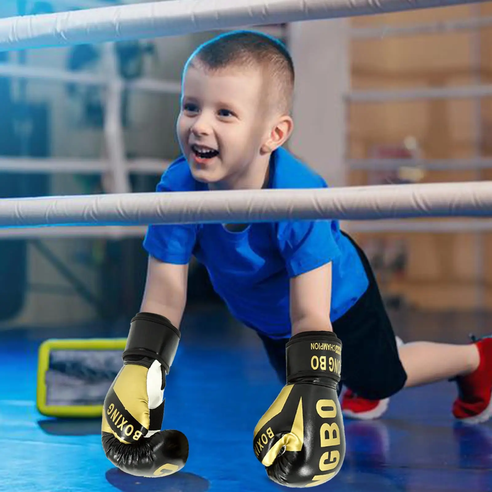 1 Pair Kids Boxing Gloves Children Punching Training Gloves Workout Fighting Exercise Mitts Wrestling Training Fitness Gloves