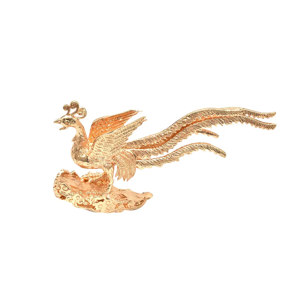 

Brass Phoenix Women DIY Brass Headdress Accessories Craft Durable Premium Material Headwear Patch Jewelry Gift