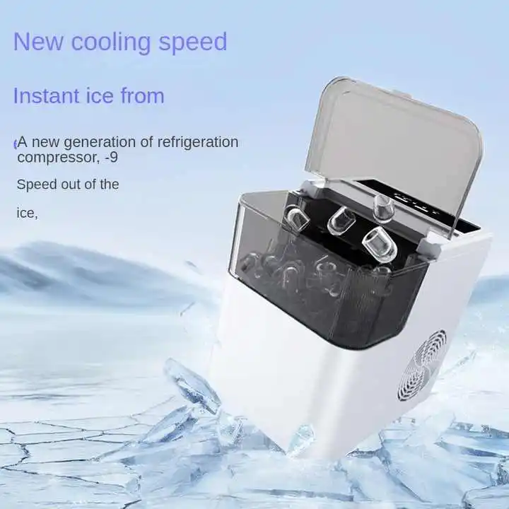 

Home Kitchen 12kg Per Day Portable Electric Ice Maker Machine