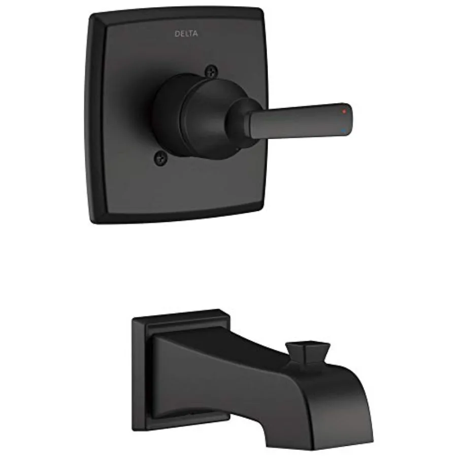 

FAUCET T14164-BL Ashlyn Monitor 14 Series Trim Only Tub Only Matte Black