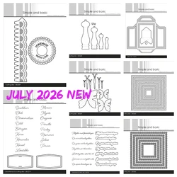 Danske Tekster Die Series New Border & Top for Jar Simple and Basic Stamps and Metal Cutting Dies Decoration Scrapbook DIY Paper