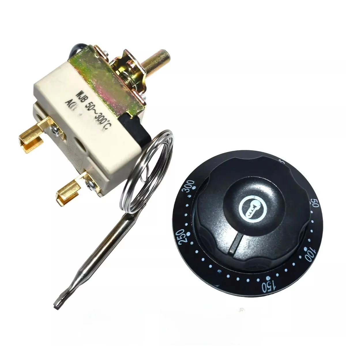 Rotary Control Switch Electric Oven Thermostat 25a Current Rating 220v Ac Power Thermal Cutoff Safety Precise Adjustment