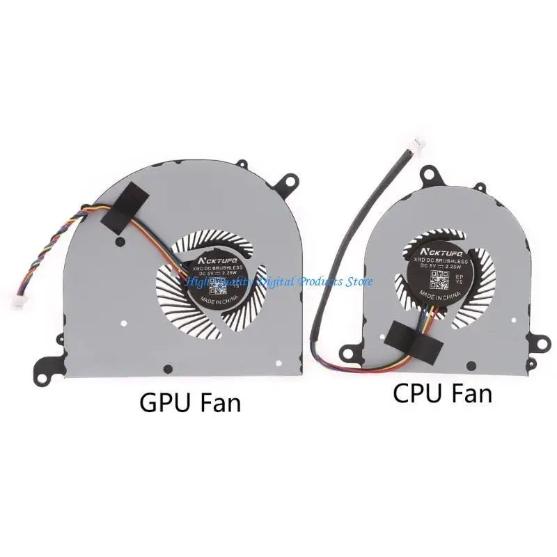 

U2JE 4 pin 5V Notebook GPU Cooling Fans GPU Radiator for MSI Modern PS63 8M 8RC