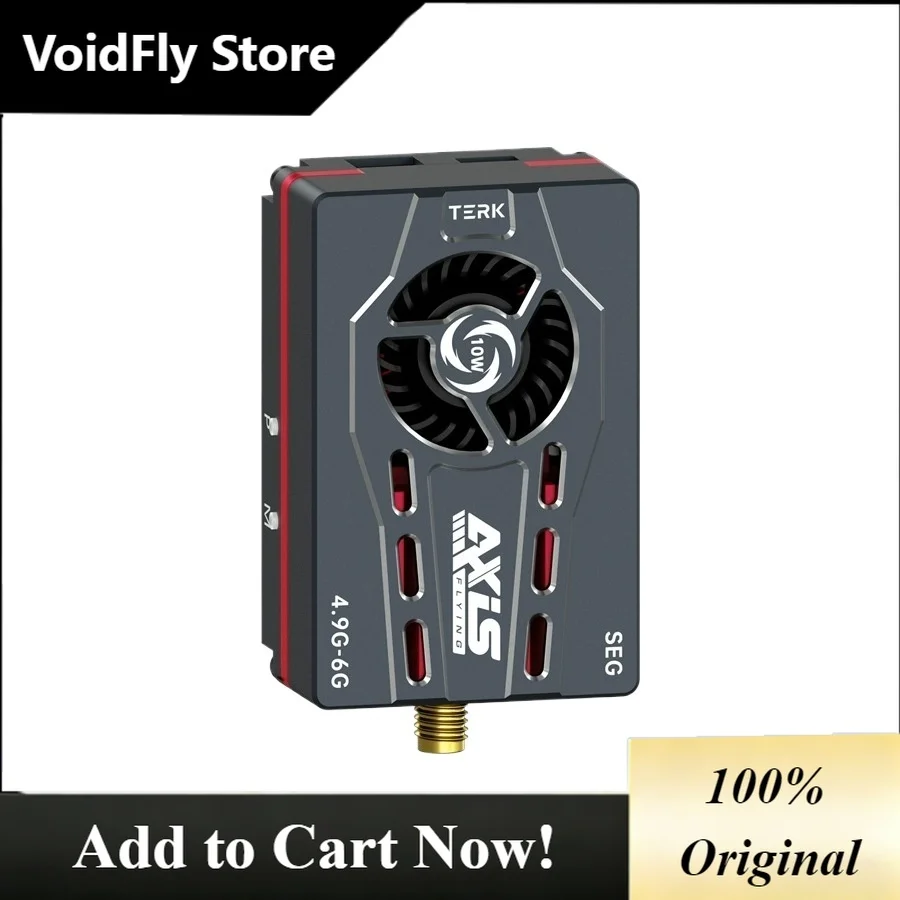 VoidFly Axisflying Terk 10W High-Power Long-Distance Analog Image Transmission 4.9G-6G For FPV Flying Machine