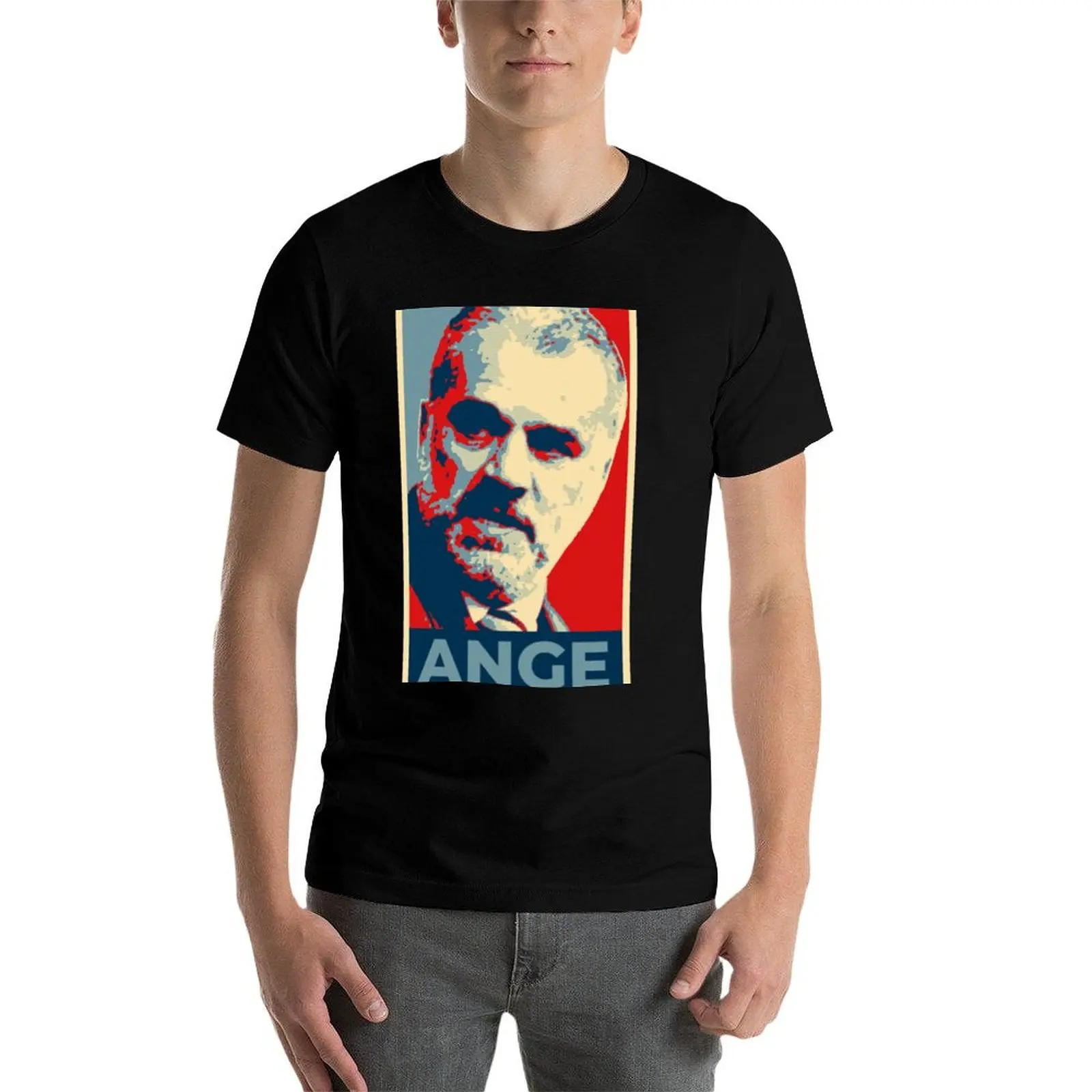 Ange Postecoglou-أمل تي شيرت تي شيرت للرجل القطن مضحك مضحك تي شيرت القطن رجل تي شيرت القطن الثقيل تي شيرت