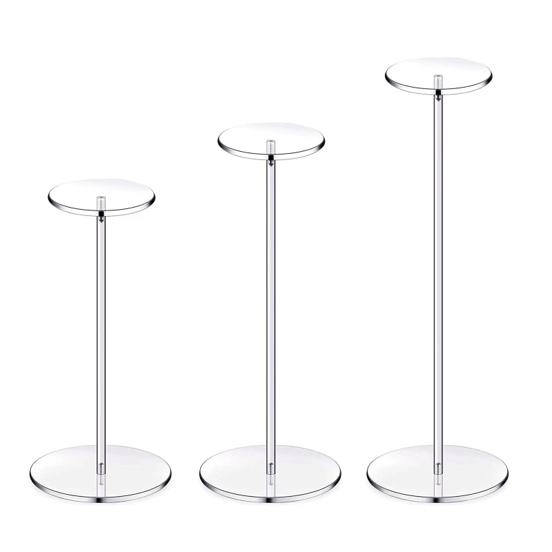 Fast Reach Display Rack Hat Stand for Display Hat Pedestal Stand Round Barbell Pedestal