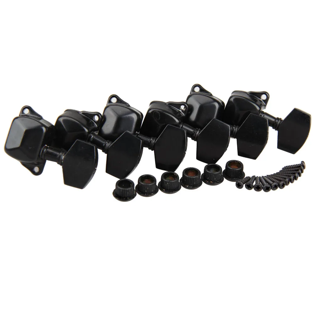 6pcs 3L3R Guitar String Tuning Pegs Machine Heads Keys Tuners Guitar String Button Tuner Musical Instrument Accessories