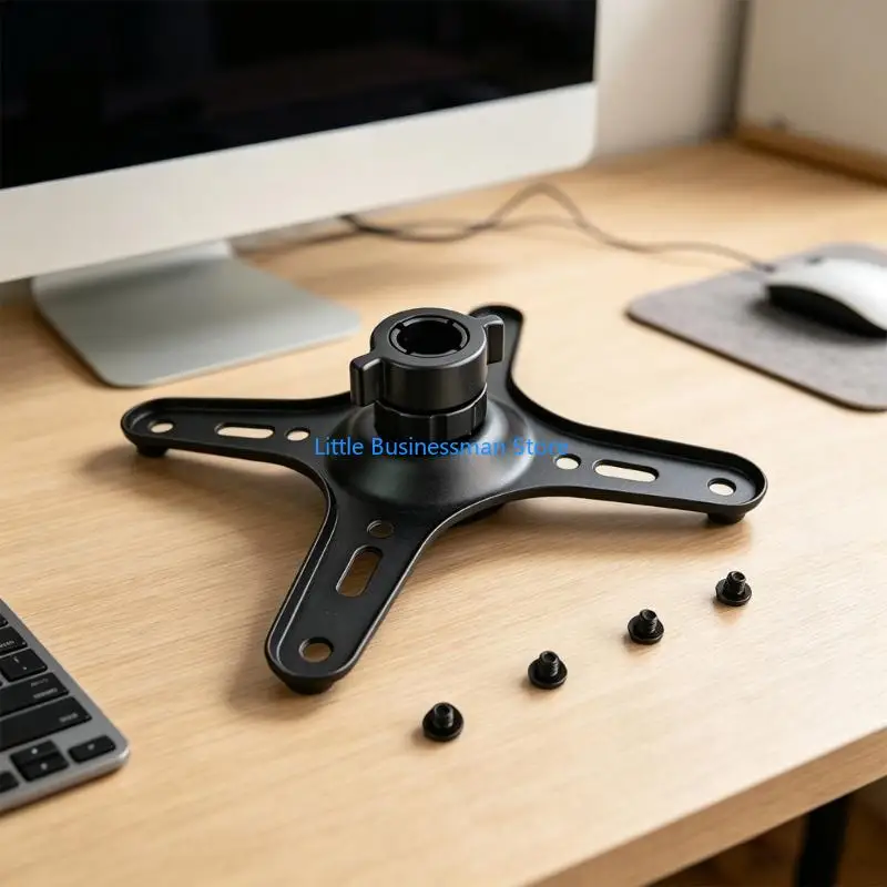 VESA-Montageplatte für kleine Monitore für Standsysteme, vierarmige Montageplatte aus Eisen mit 17-mm-Kugelmontagemitte und – Detail 2