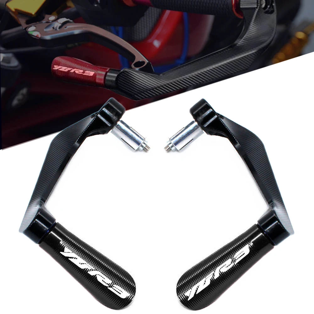 

For R3 YZF-R3 YZFR3 2015 - 2020 Motorcycle Universal Handlebar Grips Guard Brake Clutch Levers Handle Bar Guard Protect