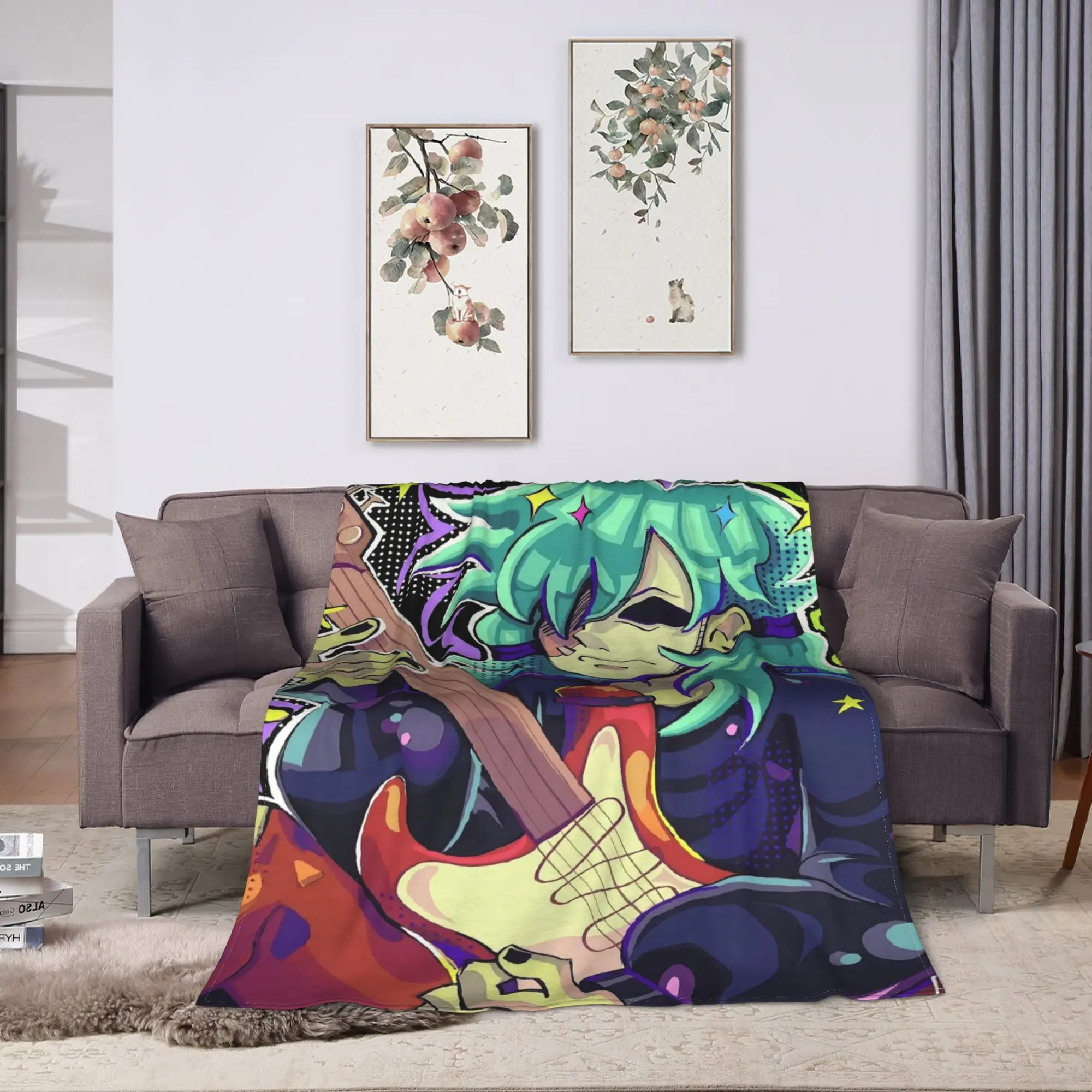 Sally Face Sal Fisher Blanket Girls  Flannel Throw Blanket For Home Decor Cozy Custom Quality Bedspread Gift Idea