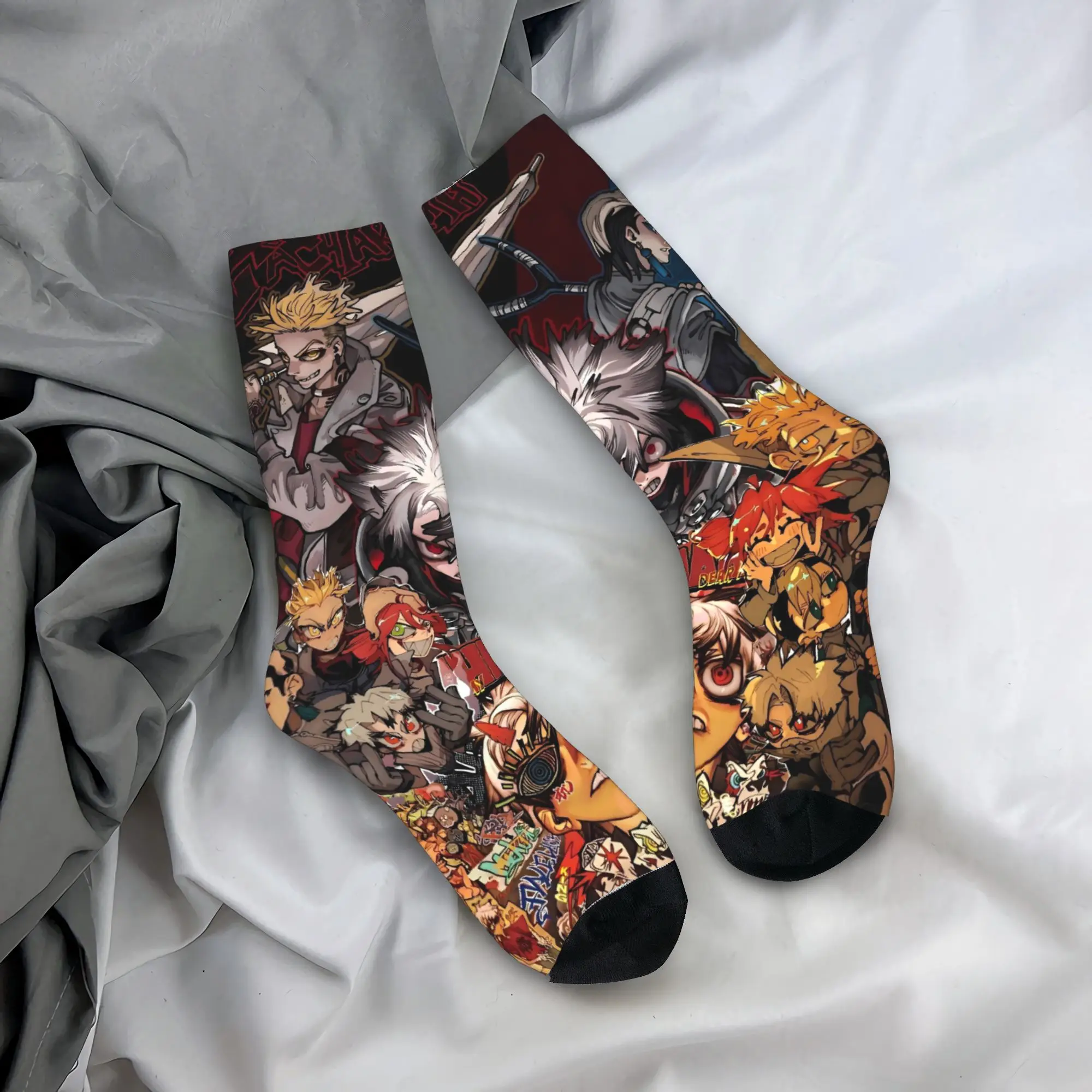 

Couple Socks Comfort Gachiakuta Manga Rudo (1) Stockings Spring Novelty Warm Soft Socks Custom Skateboard Anti-Slip Socks