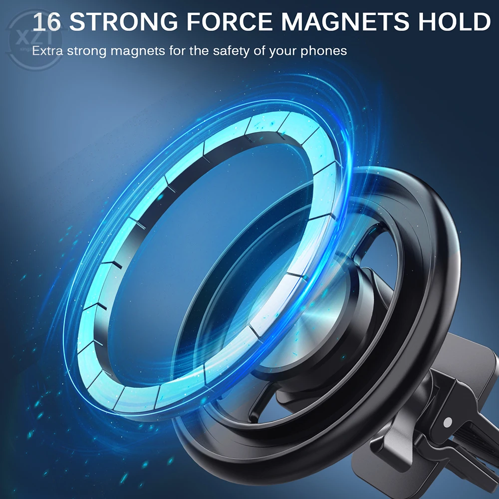 For MagSafe Car Mount Magnetic Phone Holder Stand Car Air Vent Mobile Phone Clip GPS Bracket For iPhone 14 13 12 Pro Max Plus
