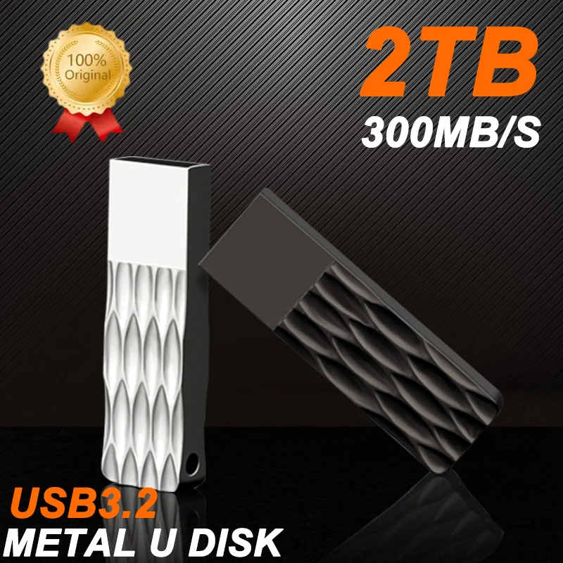 New Mini 2TB Flash Drive USB 3.0 Fast Type C Pen Drive Memory Stick High Speed Data 512GB For Computers Phone PC Fast U Disk