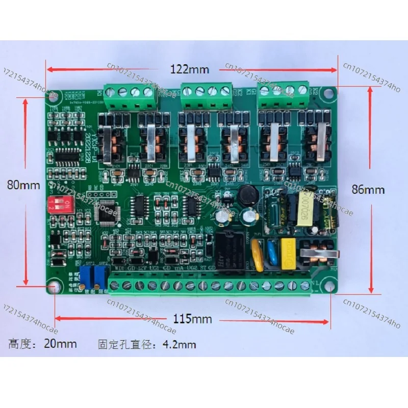 

SCR Trigger Board Three-phase Thyristor Trigger Phase-shift Trigger Board Voltage Regulating Board