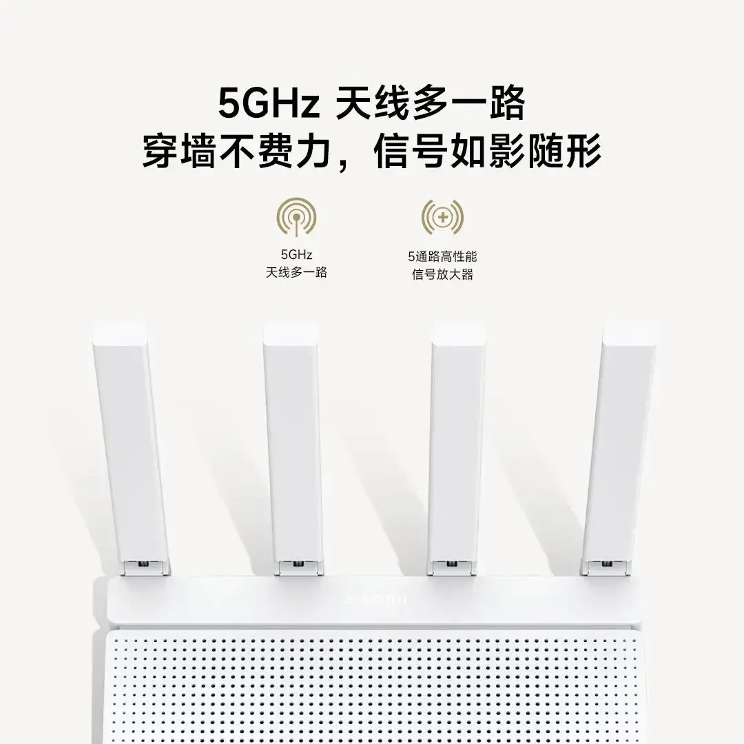 New Xiaomi Router AX3000T IPTV Mesh Networking Gigabit Ethernet Ports Gaming Accelerator Repeater Modem Signal Amplifier