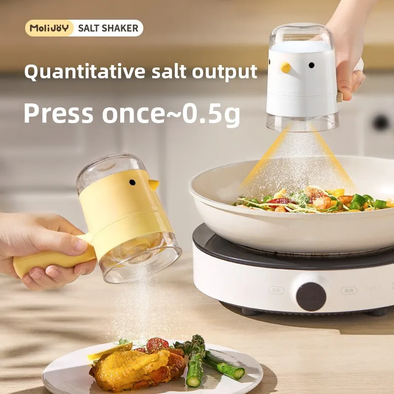 Bird‑shaped Quantitative Salt Shaker, Dust‑proof Condiment Container for Kitchen Home Use