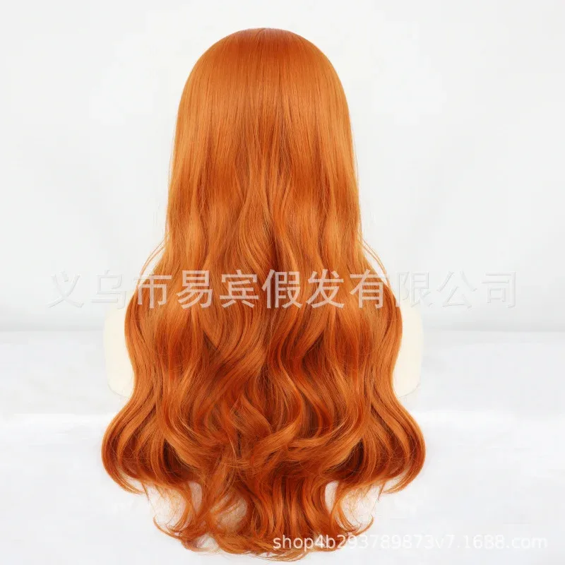Cosplay Yibin European and American Style Wig African Wig Big Wave Long Curly Hair Rose Net Wig Sheath Popular