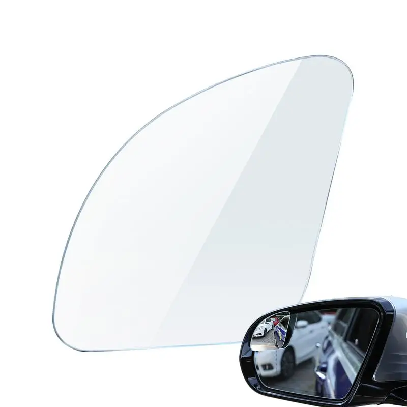 Blind Side Mirrors For The Car 2pcs Blindspot Mirrors For Cars Fan-Shaped Frameless Easy Peel & Stick Rust Resistant Wide Angle