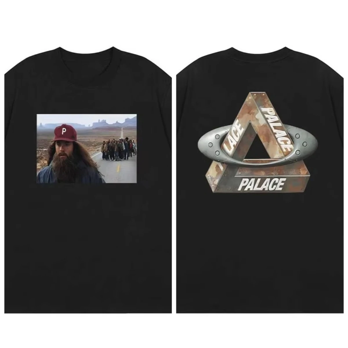 

Forrest Gump Movie Characters Short Sleeve Summer T-Shirt High Street Cotton Loose Summer Sports Casual Short Sleeve Popular Top