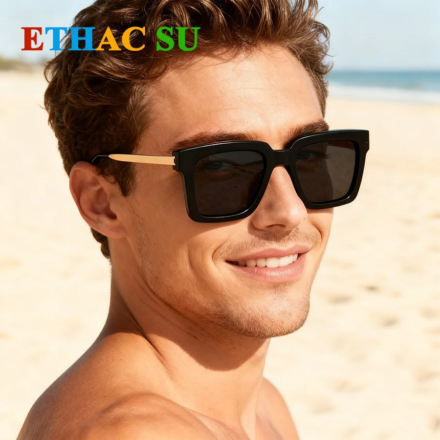 

Sunglasses Men Classic Oversize Frame Square Luxury Brand Drive Hiking Cycling Vintage Beach Travel Sun Glasses Women Unisex New